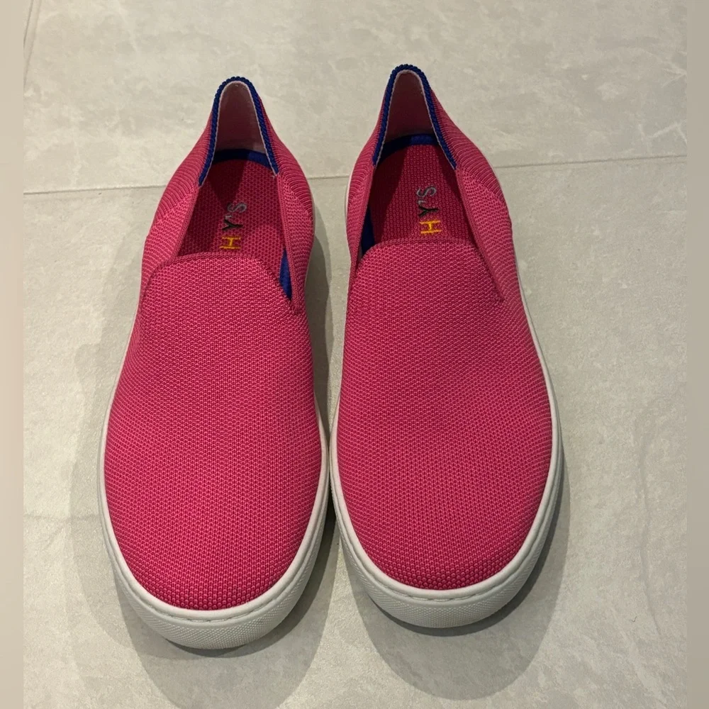 Rothy’s The Original Slip On Sneaker Bubblegum Pink Women’s Size 7